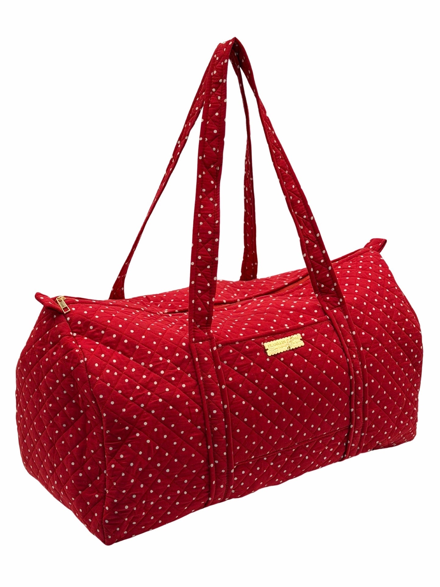 Red Polka Dot Duffle Bag
