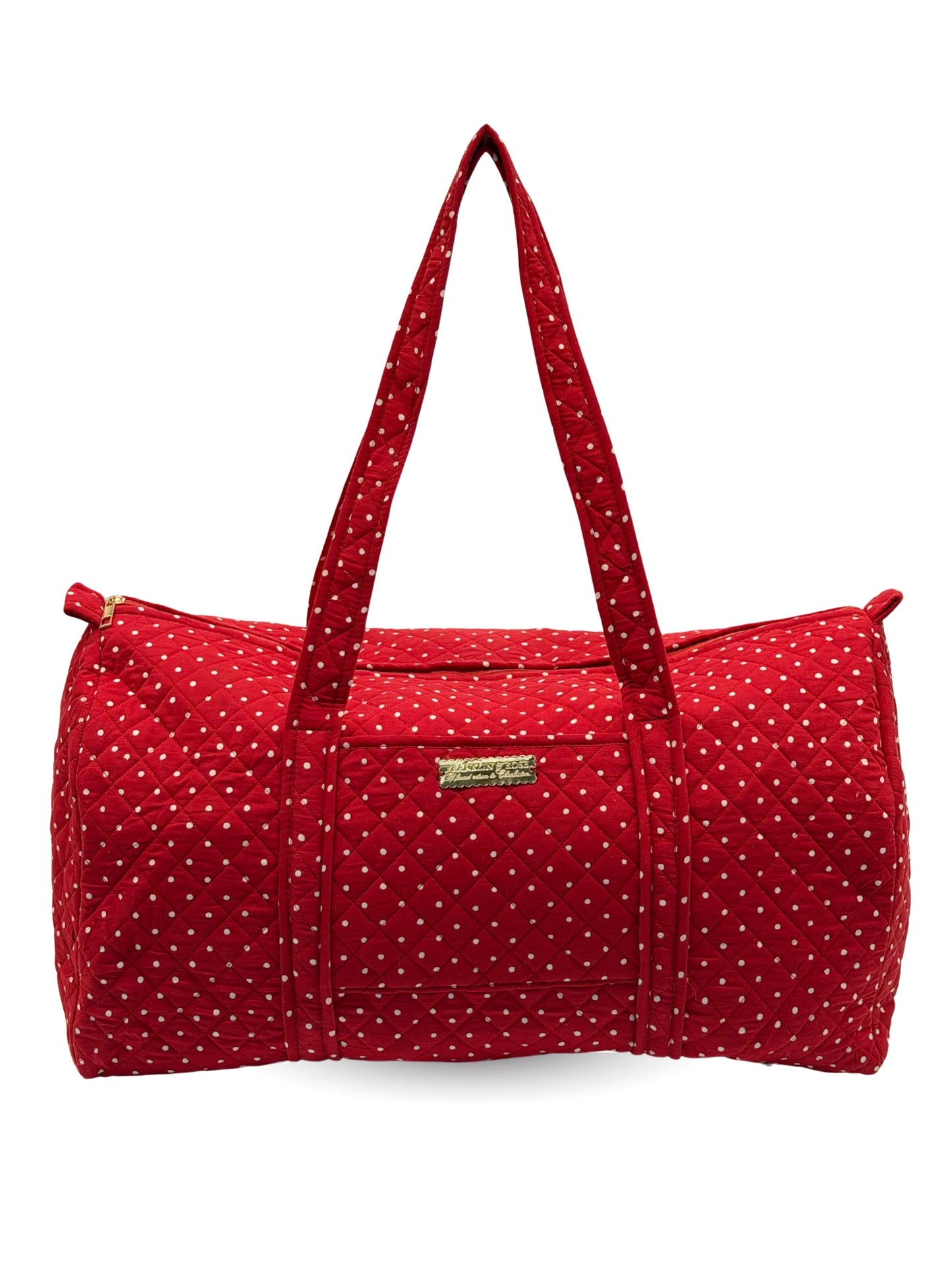 Red Polka Dot Duffle Bag